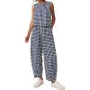Plaid Navy White