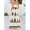 image:imagePRETTYGARDEN Summer Dress for Women 2026 Floral Sundress Spaghetti Strap Flowy Beach Vacation Boho Maxi DressesApricot Black Floral