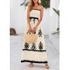 image:imagePRETTYGARDEN Summer Dress for Women 2026 Floral Sundress Spaghetti Strap Flowy Beach Vacation Boho Maxi DressesApricot Black Floral