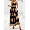 image:imagePRETTYGARDEN Summer Dress for Women 2026 Floral Sundress Spaghetti Strap Flowy Beach Vacation Boho Maxi DressesBlack Floral