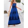 image:imagePRETTYGARDEN Summer Dress for Women 2026 Floral Sundress Spaghetti Strap Flowy Beach Vacation Boho Maxi DressesBlue Black Floral