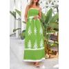 image:imagePRETTYGARDEN Summer Dress for Women 2026 Floral Sundress Spaghetti Strap Flowy Beach Vacation Boho Maxi DressesGreen Floral