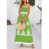 image:imagePRETTYGARDEN Summer Dress for Women 2026 Floral Sundress Spaghetti Strap Flowy Beach Vacation Boho Maxi DressesGreen Floral