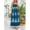 image:imagePRETTYGARDEN Summer Dress for Women 2026 Floral Sundress Spaghetti Strap Flowy Beach Vacation Boho Maxi DressesLake Blue White Floral