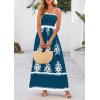 image:imagePRETTYGARDEN Summer Dress for Women 2026 Floral Sundress Spaghetti Strap Flowy Beach Vacation Boho Maxi DressesLake Blue White Floral