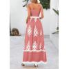 image:imagePRETTYGARDEN Summer Dress for Women 2026 Floral Sundress Spaghetti Strap Flowy Beach Vacation Boho Maxi DressesPink White Floral