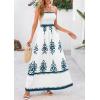 image:imagePRETTYGARDEN Summer Dress for Women 2026 Floral Sundress Spaghetti Strap Flowy Beach Vacation Boho Maxi DressesWhite Lake Blue Floral