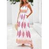 image:imagePRETTYGARDEN Summer Dress for Women 2026 Floral Sundress Spaghetti Strap Flowy Beach Vacation Boho Maxi DressesWhite Rose Red Floral