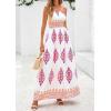 image:imagePRETTYGARDEN Summer Dress for Women 2026 Floral Sundress Spaghetti Strap Flowy Beach Vacation Boho Maxi DressesWhite Rose Red Floral