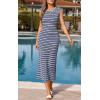 image:imagePRETTYGARDEN Womens 2026 Summer Bodycon Midi Dress Casual Striped Cap Sleeve Party Wedding Guest Dresses Vacation OutfitsStriped Navy White