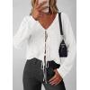 image:imagePRETTYGARDEN Womens Tie Front Cardigan 2026 Summer Boho Crochet Knit Cover Up Beach Vacation Hollow Out Lightweight TopsWhite