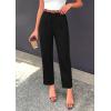 image:imagePRETTYGARDEN Womens Dress Pants Summer 2026 Work Clothes Tapered High Waisted Trousers Slacks Pockets Business Casual OutfitsBlack