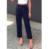image:imagePRETTYGARDEN Womens Dress Pants Summer 2026 Work Clothes Tapered High Waisted Trousers Slacks Pockets Business Casual OutfitsNavy Blue