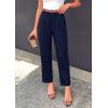 image:imagePRETTYGARDEN Womens Dress Pants Summer 2026 Work Clothes Tapered High Waisted Trousers Slacks Pockets Business Casual OutfitsNavy Blue