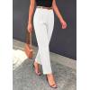 image:imagePRETTYGARDEN Womens Dress Pants Summer 2026 Work Clothes Tapered High Waisted Trousers Slacks Pockets Business Casual OutfitsWhite