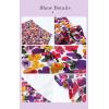 image:imagePRETTYGARDEN Womens Ditzy Floral Print Midi Skirt Boho Elastic High Waist Long Skirts for Women Trendy High Low HemQwhite Purple