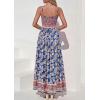 image:imagePRETTYGARDEN Womens Floral Maxi Dress Boho Casual 2026 Summer Spaghetti Strap Smocked Sleeveless Flowy Beach Vacation DressesDark Blue