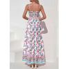 image:imagePRETTYGARDEN Womens Floral Maxi Dress Boho Casual 2026 Summer Spaghetti Strap Smocked Sleeveless Flowy Beach Vacation DressesPink