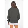 image:imagePRETTYGARDEN Womens Half Zip Oversized Sweatshirts Fleece Hoodies 2026 Trendy Long Sleeve Pullover Tops Y2k Spring OutfitsDark Grey