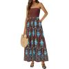 Floral Brown Blue