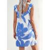 image:imagePRETTYGARDEN Sundresses for Women 2026 Boho Floral Summer Dresses Ruffle Cap Sleeve Short A Line Mini Beach Vacation DressWhite Blue Floral