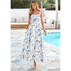 image:imagePRETTYGARDEN Floral Dress for Women Summer Boho Maxi Sundresses 2026 Smocked Long Flowy Spring Beach Wedding Guest DressesApricot Blue Floral