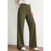 image:imagePRETTYGARDEN Wide Leg Pants Woman 2026 Spring Dressy High Waisted Business Casual Summer Flowy Work Palazzo Pants TrousersArmy Green