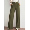 image:imagePRETTYGARDEN Wide Leg Pants Woman 2026 Spring Dressy High Waisted Business Casual Summer Flowy Work Palazzo Pants TrousersArmy Green