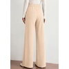 image:imagePRETTYGARDEN Wide Leg Pants Woman 2026 Spring Dressy High Waisted Business Casual Summer Flowy Work Palazzo Pants TrousersBeige