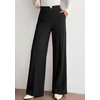 image:imagePRETTYGARDEN Wide Leg Pants Woman 2026 Spring Dressy High Waisted Business Casual Summer Flowy Work Palazzo Pants TrousersBlack