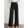 image:imagePRETTYGARDEN Wide Leg Pants Woman 2026 Spring Dressy High Waisted Business Casual Summer Flowy Work Palazzo Pants TrousersBlack