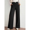 image:imagePRETTYGARDEN Wide Leg Pants Woman 2026 Spring Dressy High Waisted Business Casual Summer Flowy Work Palazzo Pants TrousersBlack