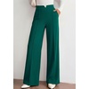 image:imagePRETTYGARDEN Wide Leg Pants Woman 2026 Spring Dressy High Waisted Business Casual Summer Flowy Work Palazzo Pants TrousersDark Green