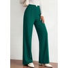 image:imagePRETTYGARDEN Wide Leg Pants Woman 2026 Spring Dressy High Waisted Business Casual Summer Flowy Work Palazzo Pants TrousersDark Green