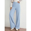 image:imagePRETTYGARDEN Wide Leg Pants Woman 2026 Spring Dressy High Waisted Business Casual Summer Flowy Work Palazzo Pants TrousersLight Blue