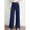 image:imagePRETTYGARDEN Wide Leg Pants Woman 2026 Spring Dressy High Waisted Business Casual Summer Flowy Work Palazzo Pants TrousersNavy Blue
