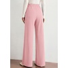 image:imagePRETTYGARDEN Wide Leg Pants Woman 2026 Spring Dressy High Waisted Business Casual Summer Flowy Work Palazzo Pants TrousersPink