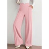 image:imagePRETTYGARDEN Wide Leg Pants Woman 2026 Spring Dressy High Waisted Business Casual Summer Flowy Work Palazzo Pants TrousersPink