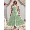 image:imagePRETTYGARDEN Womens Summer Floral One Shoulder Maxi Dress Knot Ruffle Boho Beach Vacation Wedding Guest Long Sun Dresses