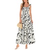 Black White Floral