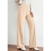 image:imagePRETTYGARDEN Palazzo Pants for Women 2026 Spring Dressy High Waisted Wide Leg Work Pants Fall Casual Flowy Lounge TrousersBeige