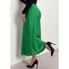 image:imagePRETTYGARDEN Womens 2026 Fall Fashion Maxi Long Skirts Trendy Silk Satin High Waisted A Line Mermaid Business Casual OutfitsGreen