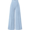 image:imagePRETTYGARDEN Palazzo Pants for Women 2026 Spring Dressy High Waisted Wide Leg Work Pants Fall Casual Flowy Lounge TrousersLight Blue
