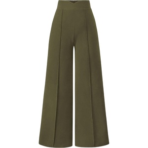 image:imagePRETTYGARDEN Palazzo Pants for Women 2026 Spring Dressy High Waisted Wide Leg Work Pants Fall Casual Flowy Lounge TrousersArmy Green