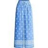 Floral Blue White