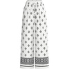 Floral White Black