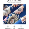 image:imagePRETTYGARDEN Summer Dresses for Women 2026 Casual Spaghetti Strap Beach Long Sundresses Boho Floral Smocked Maxi Flowy DressDark Blue
