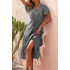 image:imagePRETTYGARDEN Floral Dress for Women 2026 Summer Casual Short Sleeve Maxi Dresses V Neck Tiered Flowy Boho Beach SundressBlack Floral