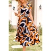 image:imagePRETTYGARDEN Floral Dress for Women 2026 Summer Casual Short Sleeve Maxi Dresses V Neck Tiered Flowy Boho Beach SundressPrint Yellow White