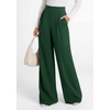 image:imagePRETTYGARDEN Womens Wide Leg Work Dress Pants Trousers  Palazzo Pant with Pockets Lightweight Flowy High Elastic Waistband Office Wear Business Casual Outfits Fashion ClothingDark Green